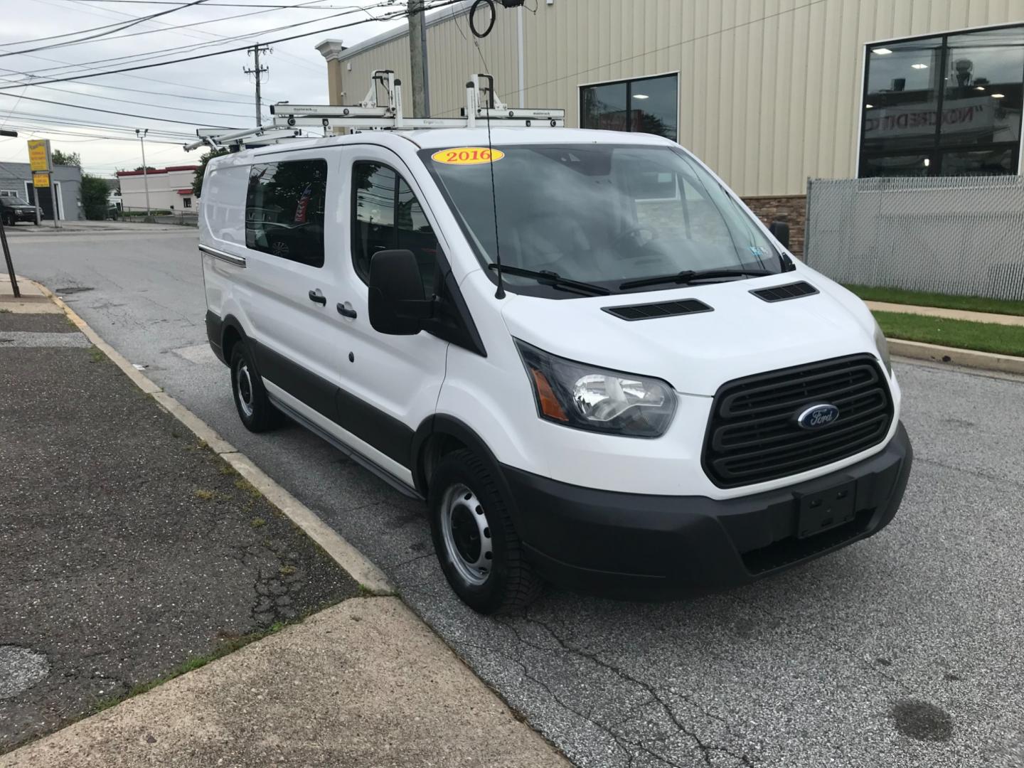 2016 White /Gray Ford Transit 150 (1FTYE1YM3GK) with an 3.7 V6 engine, Automatic transmission, located at 577 Chester Pike, Prospect Park, PA, 19076, (610) 237-1015, 39.886154, -75.302338 - Photo#3